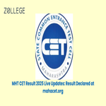 MHT CET Result 2025 Live Updates Result Declared at mahacet org